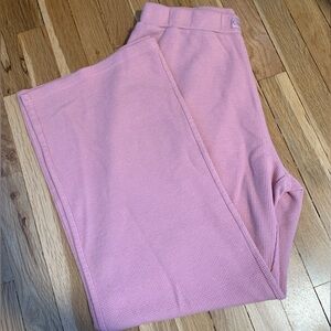 Comfrt pink waffle sweatpants - XL